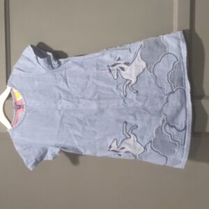 Mini Boden unicorn embroidery dress